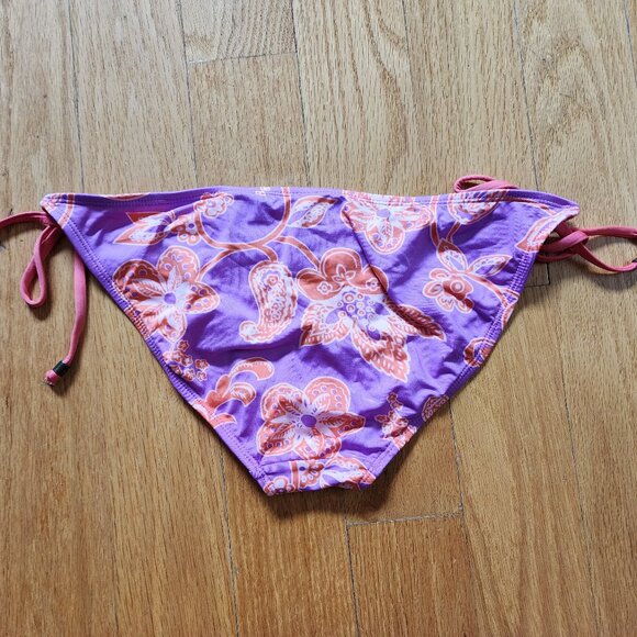 Old Navy Pink/Purple Paisley Bikini Bottom Size Medium - Picture 5 of 10
